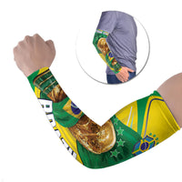 Personalized Brazil Football 2026 Arm Sleeves Born for Glory Let Champions Rise