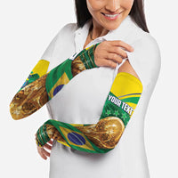 Personalized Brazil Football 2026 Arm Sleeves Born for Glory Let Champions Rise
