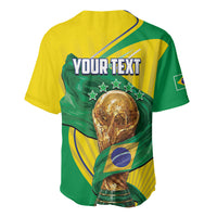 Personalized Brazil Football 2026 Baseball Jersey Born for Glory Let Champions Rise