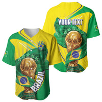 Personalized Brazil Football 2026 Baseball Jersey Born for Glory Let Champions Rise