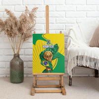 Personalized Brazil Football 2026 Canvas Wall Art Born for Glory Let Champions Rise