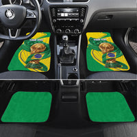 Personalized Brazil Football 2026 Car Mats Born for Glory Let Champions Rise