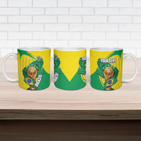 Personalized Brazil Football 2026 Ceramic Mug Born for Glory Let Champions Rise