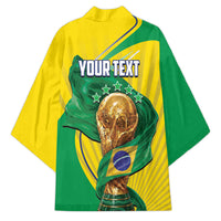 Personalized Brazil Football 2026 Kimono Born for Glory Let Champions Rise