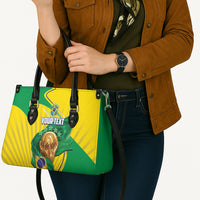 Personalized Brazil Football 2026 Leather Bag Born for Glory Let Champions Rise