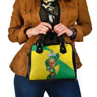 Personalized Brazil Football 2026 Shoulder Handbag Born for Glory Let Champions Rise
