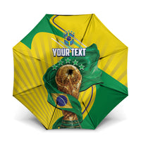 Personalized Brazil Football 2026 Umbrella Born for Glory Let Champions Rise