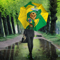 Personalized Brazil Football 2026 Umbrella Born for Glory Let Champions Rise