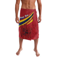 Personalized National Flag Of Romania Day Lavalava Coat of arms