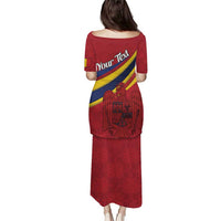 Personalized National Flag Of Romania Day Puletasi Coat of arms