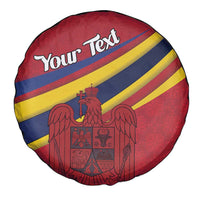 Personalized National Flag Of Romania Day Spare Tire Cover Coat of arms