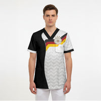 Custom Germany Football Scrub Top Black Eagle Glory 2026 Fan Edition