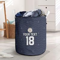 Custom Germany Football 2026 Laundry Basket Midnight Eagle Heritage