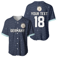 Custom Germany Football 2026 Baseball Jersey Midnight Eagle Heritage