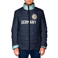 Custom Germany Football 2026 Padded Jacket Midnight Eagle Heritage