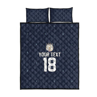 Custom Germany Football 2026 Quilt Bed Set Midnight Eagle Heritage
