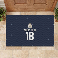 Custom Germany Football 2026 Rubber Doormat Midnight Eagle Heritage