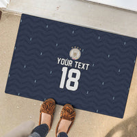 Custom Germany Football 2026 Rubber Doormat Midnight Eagle Heritage