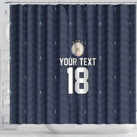Custom Germany Football 2026 Shower Curtain Midnight Eagle Heritage