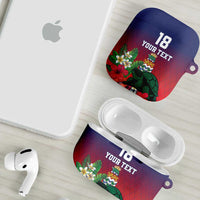 Custom Cayman Islands AirPods Case Green Turtle Sporty Style - Wonder Print Shop