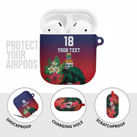 Custom Cayman Islands AirPods Case Green Turtle Sporty Style - Wonder Print Shop