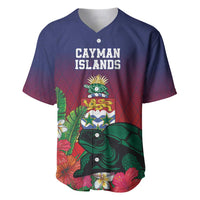 Custom Cayman Islands Baseball Jersey Green Turtle Sporty Style - Wonder Print Shop