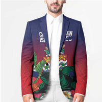 Custom Cayman Islands Blazer Green Turtle Sporty Style - Wonder Print Shop