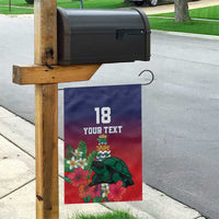 Custom Cayman Islands Garden Flag Green Turtle Sporty Style - Wonder Print Shop