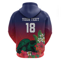 Custom Cayman Islands Hoodie Green Turtle Sporty Style - Wonder Print Shop