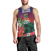 Custom Cayman Islands Men Tank Top Green Turtle Sporty Style - Wonder Print Shop