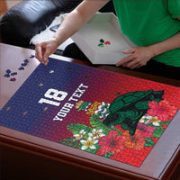 Custom Cayman Islands Puzzle Green Turtle Sporty Style LT18