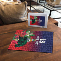 Custom Cayman Islands Puzzle Green Turtle Sporty Style LT18