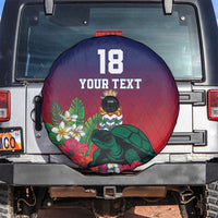 Custom Cayman Islands Spare Tire Cover Green Turtle Sporty Style - Wonder Print Shop