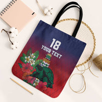 Custom Cayman Islands Tote Bag Green Turtle Sporty Style - Wonder Print Shop