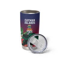 Custom Cayman Islands Tumbler Cup Green Turtle Sporty Style - Wonder Print Shop