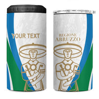 Personalized Italian Region Abruzzo 4 in 1 Can Cooler Tumbler Italy Sporty Style - Wonder Print Shop