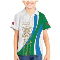 Personalized Italian Region Abruzzo Family Matching Mermaid Dress and Hawaiian Shirt Italy Sporty Style - Wonder Print Shop