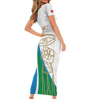 Personalized Italian Region Abruzzo Family Matching Short Sleeve Bodycon Dress and Hawaiian Shirt Italy Sporty Style - Wonder Print Shop