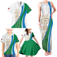Personalized Italian Region Abruzzo Family Matching Tank Maxi Dress and Hawaiian Shirt Italy Sporty Style - Wonder Print Shop