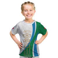Personalized Italian Region Abruzzo Kid T Shirt Italy Sporty Style - Wonder Print Shop