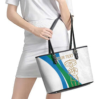 Personalized Italian Region Abruzzo Leather Tote Bag Italy Sporty Style - Wonder Print Shop