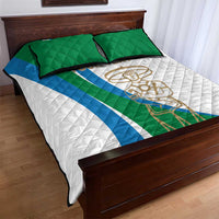 Personalized Italian Region Abruzzo Quilt Bed Set Italy Sporty Style - Wonder Print Shop