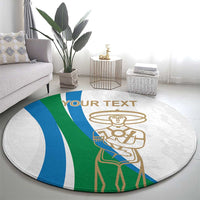 Personalized Italian Region Abruzzo Round Carpet Italy Sporty Style - Wonder Print Shop