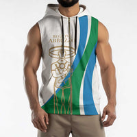 Personalized Italian Region Abruzzo Sleeveless Zip Hoodie Italy Sporty Style - Wonder Print Shop