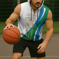 Personalized Italian Region Abruzzo Sleeveless Zip Hoodie Italy Sporty Style - Wonder Print Shop