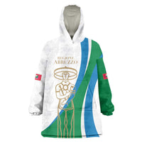 Personalized Italian Region Abruzzo Wearable Blanket Hoodie Italy Sporty Style - Wonder Print Shop