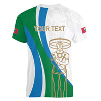 Personalized Italian Region Abruzzo Women V-Neck T-Shirt Italy Sporty Style - Wonder Print Shop