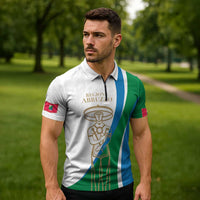 Personalized Italian Region Abruzzo Zipper Polo Shirt Italy Sporty Style - Wonder Print Shop