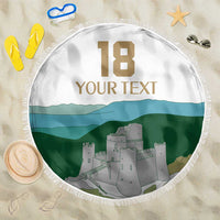 Custom Italy Abruzzo Beach Blanket Gran Sasso d'Italia - Wonder Print Shop