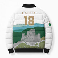 Custom Italy Abruzzo Bomber Puffer Jacket Gran Sasso d'Italia - Wonder Print Shop